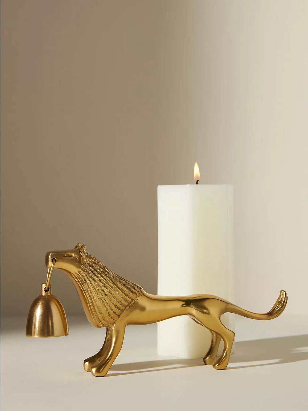 Anthropologie Lion Candle Snuffer